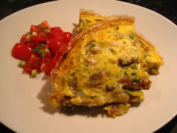 smoked mackerel frittata